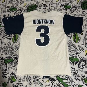 Badger Sport Abbott & Costello 'Who's On First' I Don’t Know 3 Cotton Jersey M